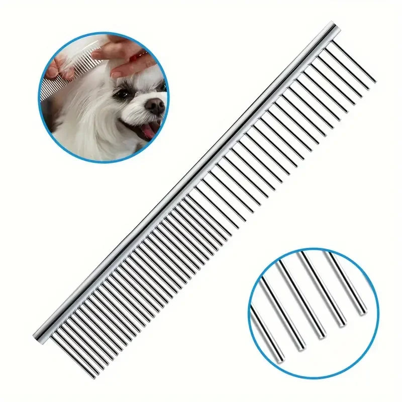 Professional Pet Grooming Scissors with round Head - Stainless Steel Dog Hair Shears for Effortless Trimming - Safe and Precise 